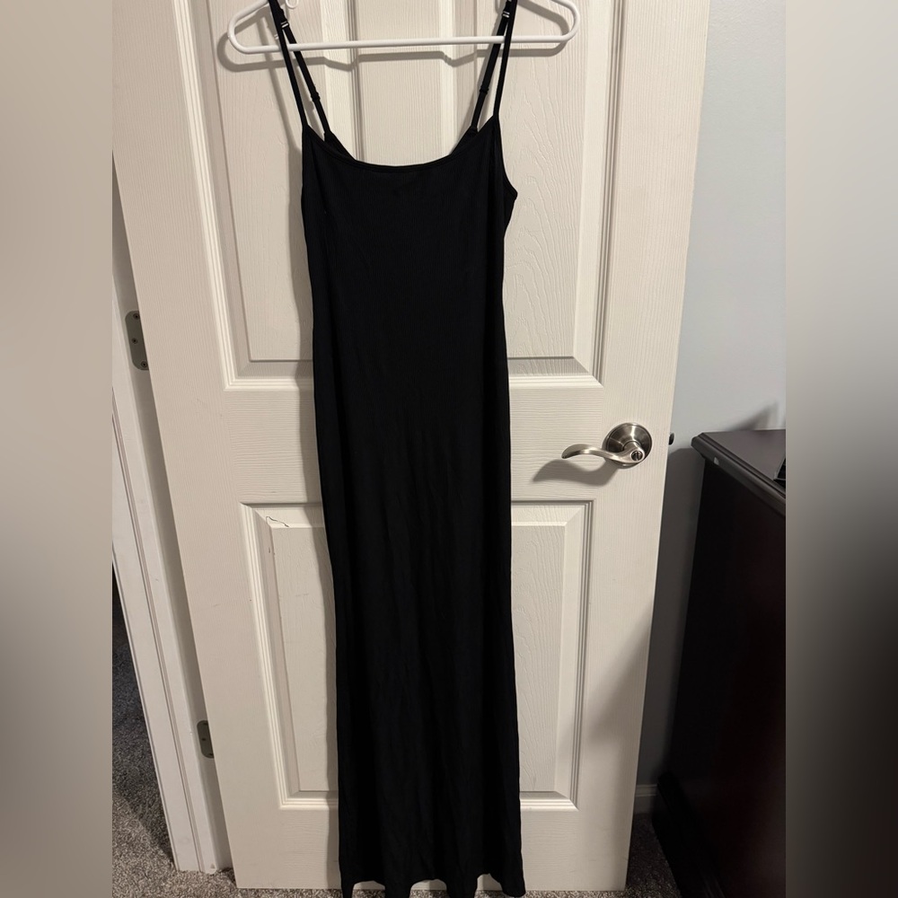 SKIMS SOFT LOUNGE PETITE LONG SLIP DRESS - Picture 11 of 12